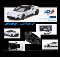 BBR 1/64 Maserati MC20 Bianco Audace BBRDIE6401