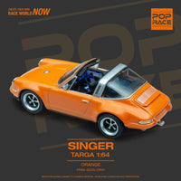 POPRACE 1/64 Singer Targa Orange PR64-SGTA-OR01