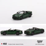 MINI GT 1/64 Bentley Mulliner Bacalar Scarab Green LHD MGT00492-L