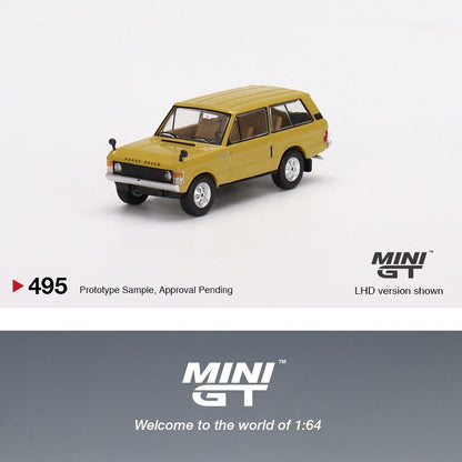 MINI GT 1/64 Range Rover 1971 Bahama Gold RHD MGT00495-R