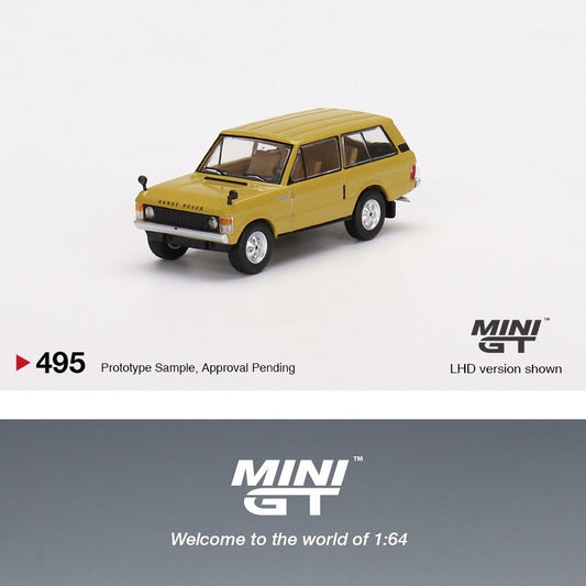 MINI GT 1/64 Range Rover 1971 Bahama Gold RHD MGT00495-R