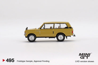 MINI GT 1/64 Range Rover 1971 Bahama Gold RHD MGT00495-R