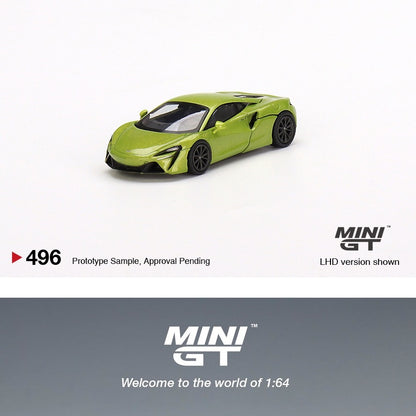 MINI GT 1/64 McLaren Artura Flux Green RHD MGT00496-R