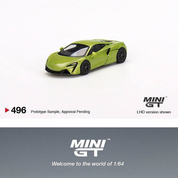 MINI GT 1/64 McLaren Artura Flux Green RHD MGT00496-R