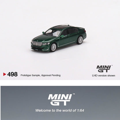 MINI GT 1/64 BMW Alpina B7 xDrive Alpina Green Metallic LHD MGT00498-L