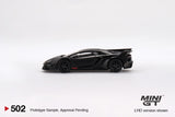 MINI GT 1/64 Lamborghini LB Silhouette WORKS Aventador GT EVO Matte Black LHD MGT00502-L