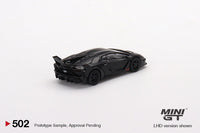 MINI GT 1/64 Lamborghini LB Silhouette WORKS Aventador GT EVO Matte Black LHD MGT00502-L