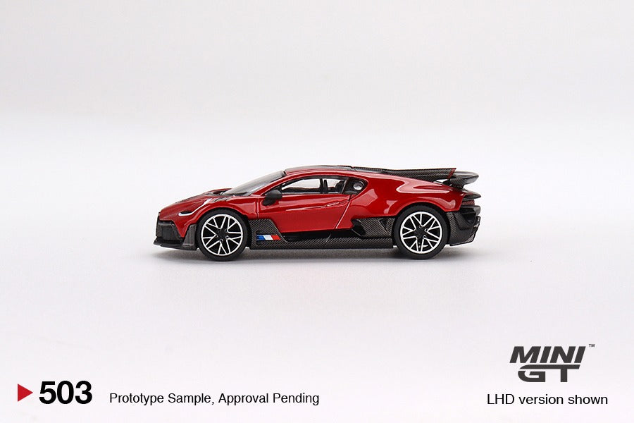 MINI GT 1/64 Bugatti Divo Red Metallic LHD MGT00503-L