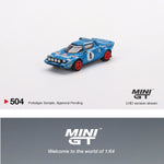 MINI GT 1/64 Lancia Stratos HF 1979 Rally MonteCarlo Winner #4 LHD MGT00504-L
