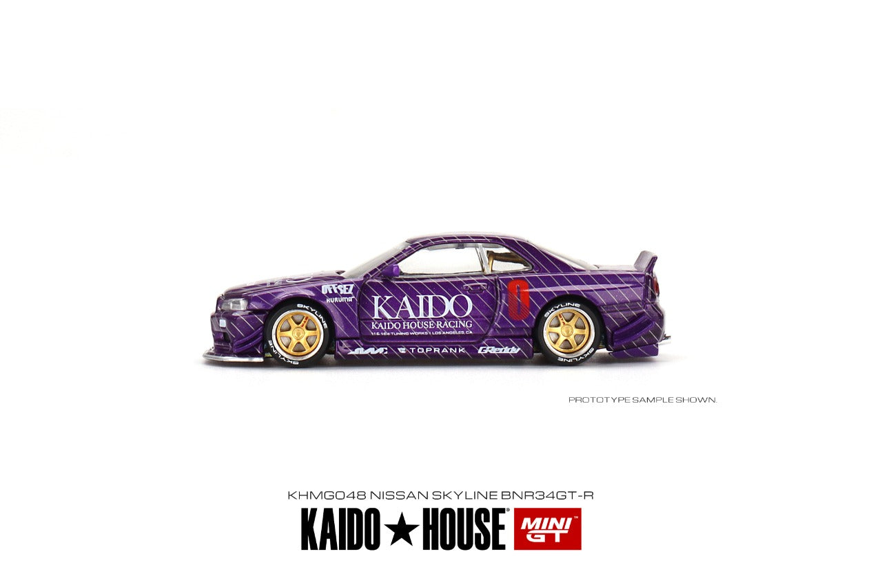 MINI GT x Kaido House 1/64 Nissan Skyline GT-R (R34) Kaido Works