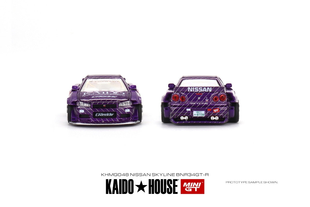 MINIGT KAIDO HOUSE GT-R R34 ブラジル限定 2個セット Kaido House x Mini GT Nissan GT-R R34 Kaido Works V2 Aero SHINJUKU