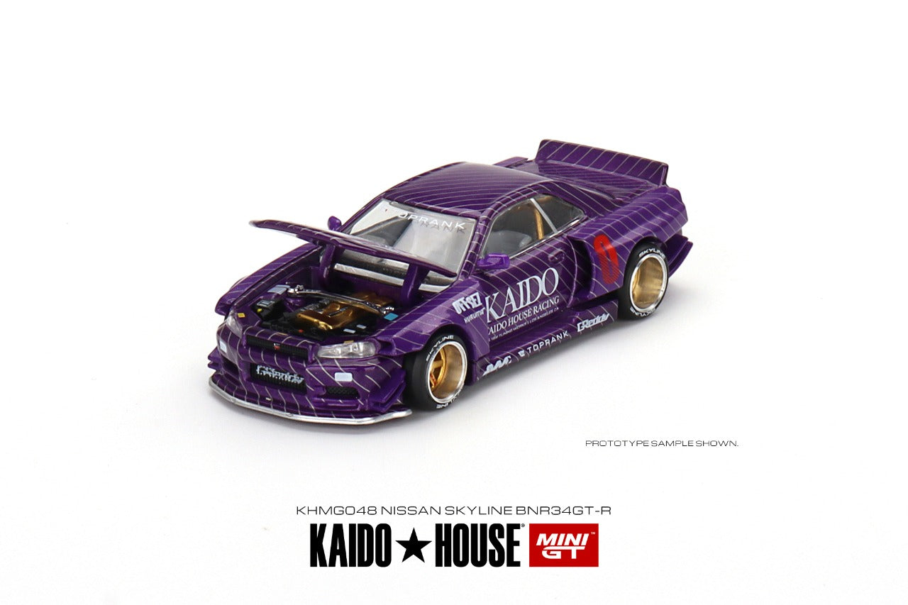 MINI GT x Kaido House 1/64 Nissan Skyline GT-R (R34) Kaido Works