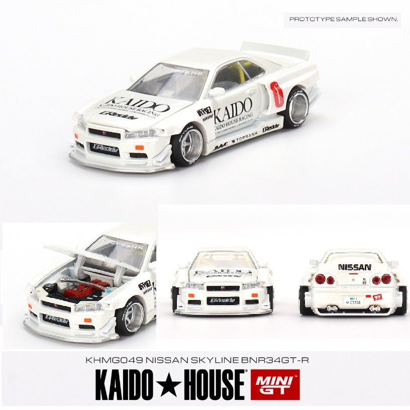MINI GT x Kaido House 1/64 Nissan Skyline GT-R (R34) Kaido Works