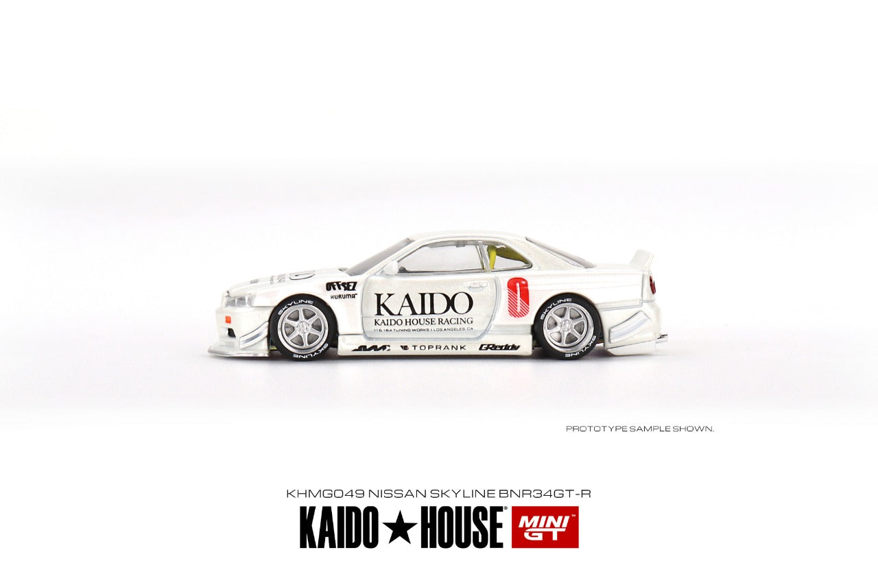 MINI GT x Kaido House 1/64 Nissan Skyline GT-R (R34) Kaido Works