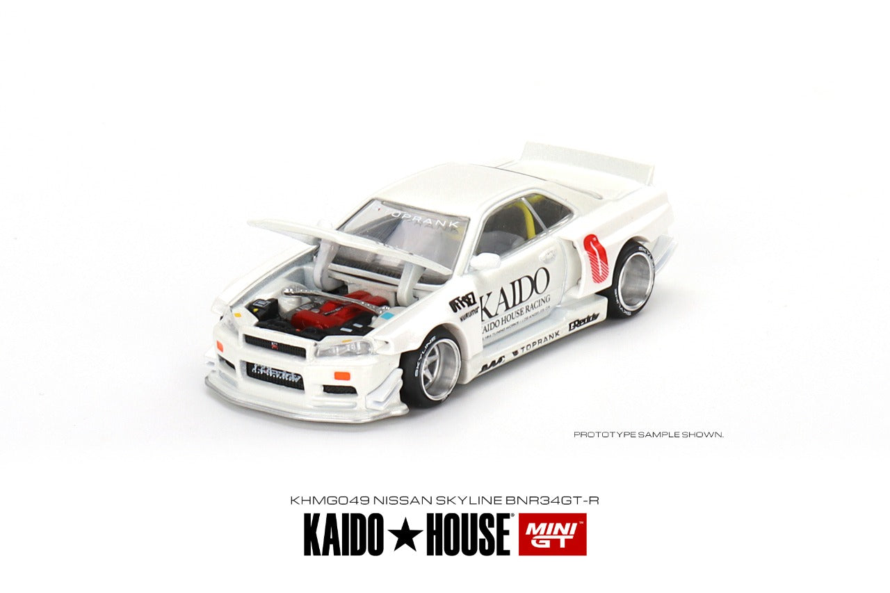 MINI GT x Kaido House 1/64 Nissan Skyline GT-R (R34) Kaido Works