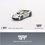 MINI GT 1/64 Porsche 911 Targa 4S Heritage Design Edition GT Silver Metallic LHD MGT00507-L