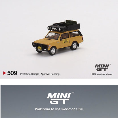 MINI GT 1/64 Range Rover 1982 Camel Trophy Papua New Guinea Team USA LHD MGT00509-L