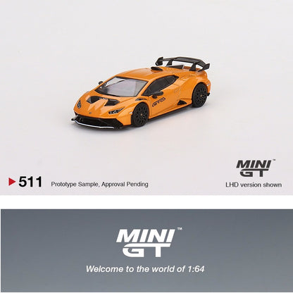 MINI GT 1/64 Lamborghini Huracan STO Arancio Borealis LHD MGT00511-L