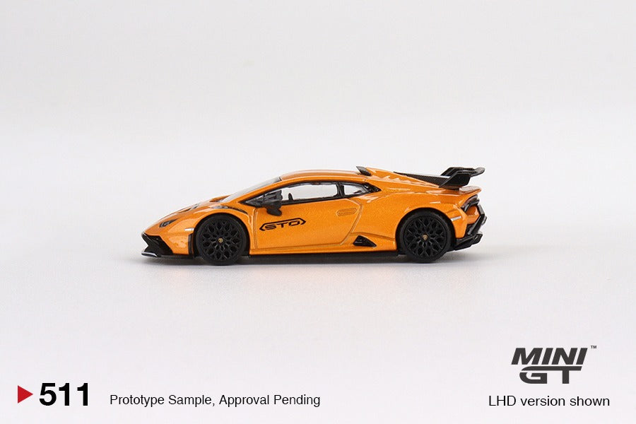 MINI GT 1/64 Lamborghini Huracan STO Arancio Borealis LHD MGT00511-L
