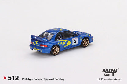 MINI GT 1/64 Subaru Impreza WRC97 1997 Rally Sanremo Winner #3 LHD MGT00512-L