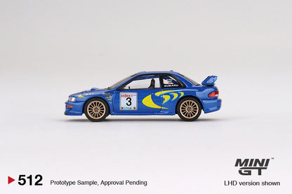 MINI GT 1/64 Subaru Impreza WRC97 1997 Rally Sanremo Winner #3 LHD MGT00512-L