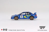 MINI GT 1/64 Subaru Impreza WRC97 1997 Rally Sanremo Winner #3 LHD MGT00512-L