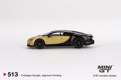 MINI GT 1/64 Bugatti Chiron Super Sport Gold LHD MGT00513-L