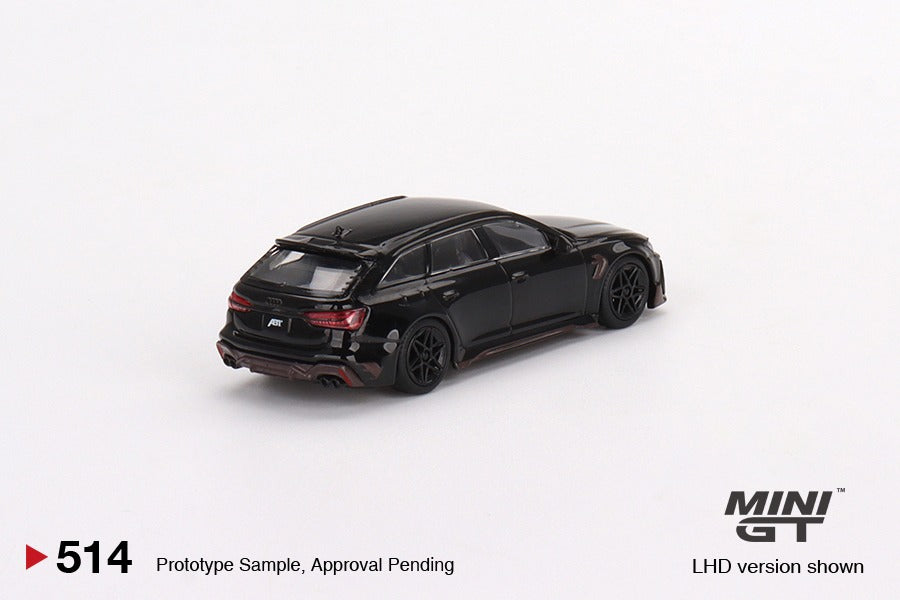 MINI GT 1/64 ABT Audi RS6 Johann Abt Signature Edition Black LHD MGT00514-L