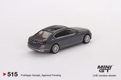 MINI GT 1/64 BMW 750Li xDrive Bernina Grey Amber Effect LHD MGT00515-L