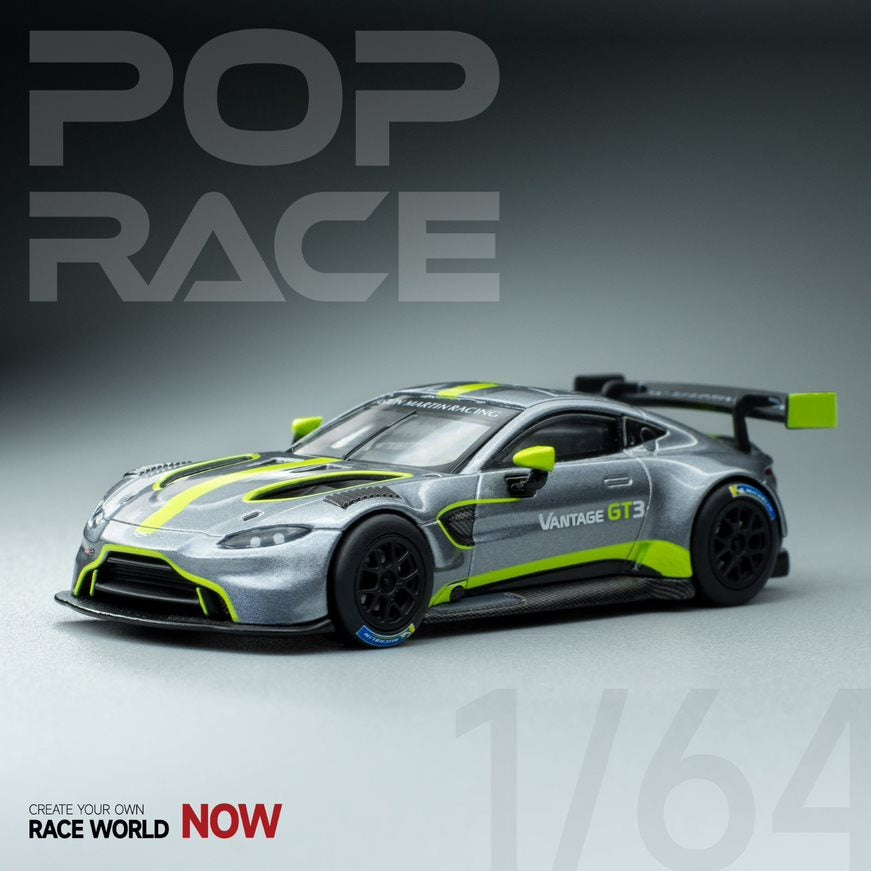 POPRACE 1/64 Aston Martin Vantage GT3 Presentation PR64-AMGT-PRES