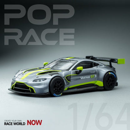 POPRACE 1/64 Aston Martin Vantage GT3 Presentation PR64-AMGT-PRES