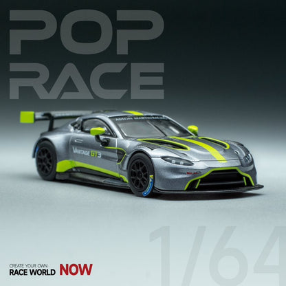 POPRACE 1/64 Aston Martin Vantage GT3 Presentation PR64-AMGT-PRES