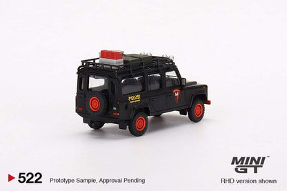MINI GT 1/64 Land Rover Defender 110 Mobile Brigade Corps (KORPS BRIMOB) - EMS Exclusive RHD MGT00522-R