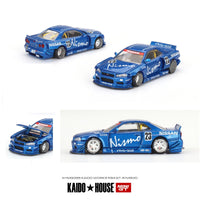 MINI GT x Kaido House 1/64 Nissan Skyline GT-R (R34) Kaido Works V3 KHMG055