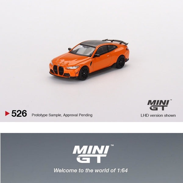 MINI GT 1/64 BMW M4 M-Performance (G82) Fire Orange LHD MGT00526-L