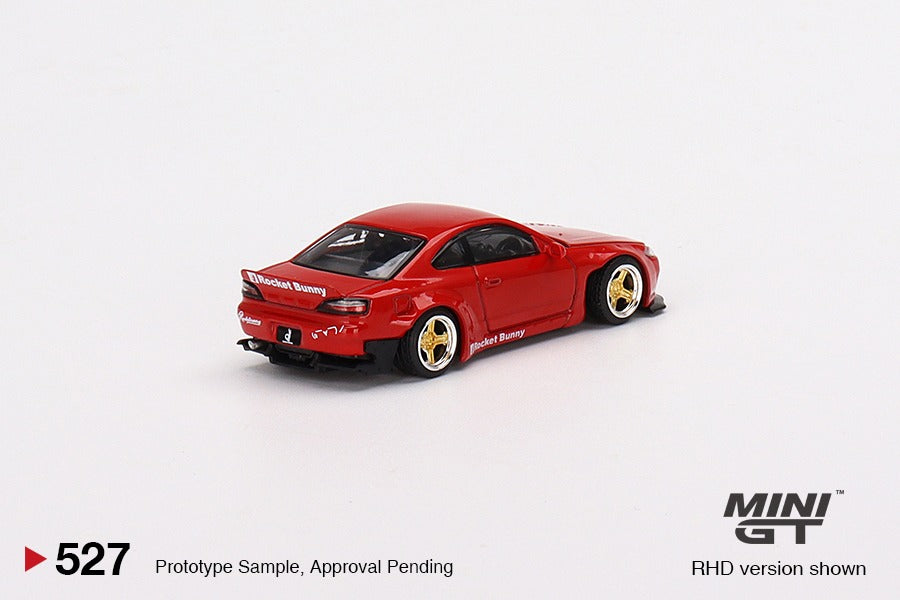 MINI GT 1/64 Nissan Silvia (S15) Rocket Bunny Red RHD MGT00527-R