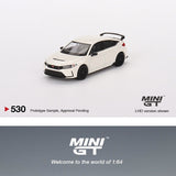 MINI GT 1/64 Honda Civic Type R Championship White 2023 LHD MGT00530-L
