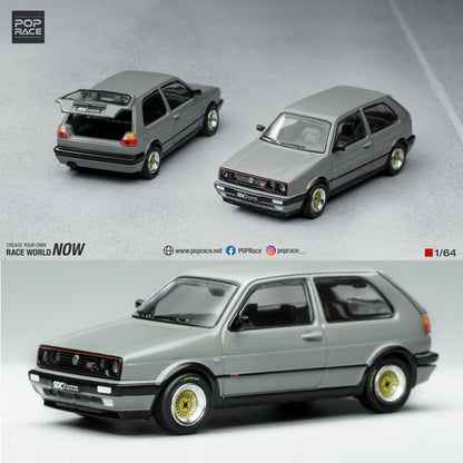 POPRACE 1/64 Volkswagen Golf GTI MK2 Grey PR64-GFM2-GRY
