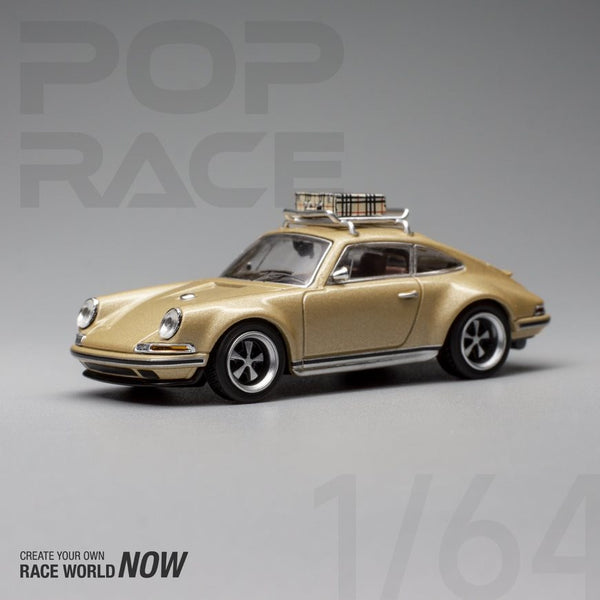 POPRACE 1/64 Singer 964 GOLD with Luggage PR64-SRG-GLD2