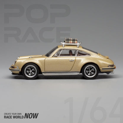 POPRACE 1/64 Singer 964 GOLD with Luggage PR64-SRG-GLD2