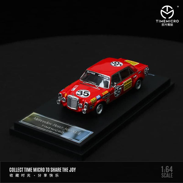 PREORDER TIME MICRO 1/64 300 SEL Red Pig #35 (Approx. release date: JUNE 2023 and subject to the manufacturer's final decision)