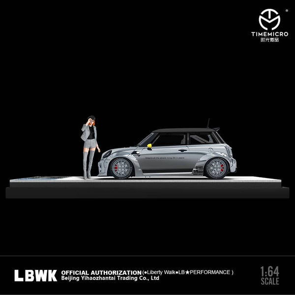 TIME MICRO 1/64 Mini Cooper R56 LB Silver with Figurine – Tokyo Station
