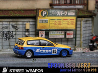 Street Weapon x Stance Hunters 1/64 Civic EG6 Spoon #95