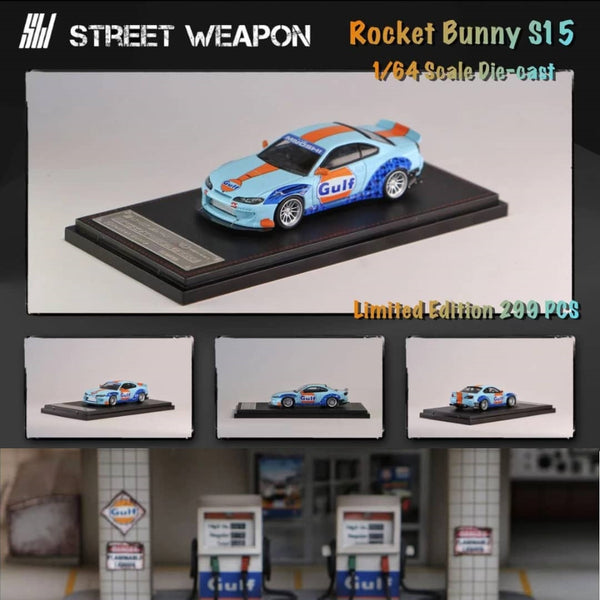Street Weapon 1/64 Silvia S15 Pandem Rocket Bunny GULF