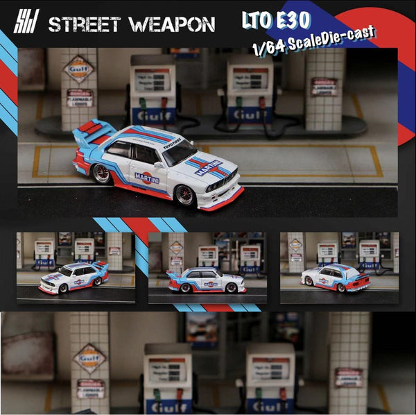Street Weapon 1/64 LTO BMW E30 Matt White