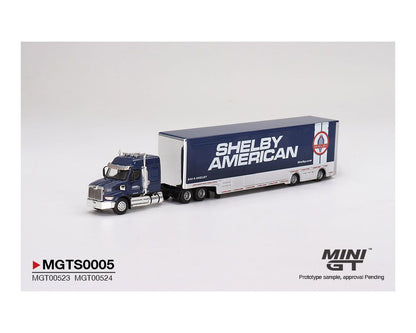 MINI GT 1/64 SHELBY American Transporter Set Western Star 49X & Shelby GT500 SE Widebody MGTS0005