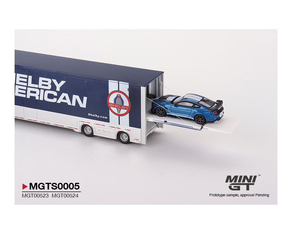 MINI GT 1/64 SHELBY American Transporter Set Western Star 49X & Shelby GT500 SE Widebody MGTS0005