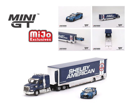 MINI GT 1/64 SHELBY American Transporter Set Western Star 49X & Shelby GT500 SE Widebody MGTS0005