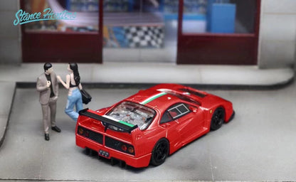 Stance Hunters 1/64 F40 LM Classic Red Italian Stripe