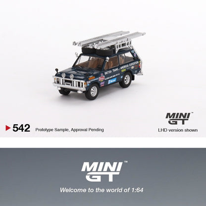 MINI GT 1/64 Range Rover 1971 British Trans-Americas Expedition (VXC-868K) MGT00542-L